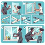 jak przykleic okleine na okno